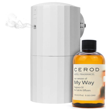 CEROD - Plug-in Waterless Oil Diffuser & My Way Hotel Scent Oil Set