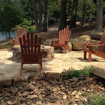Re-landscape lakeside back yard