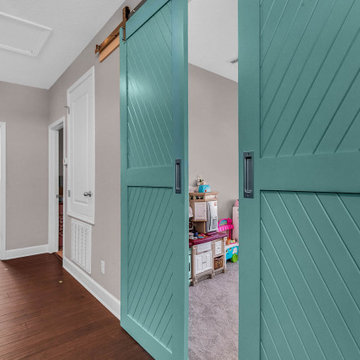 Kids Playroom-Barn Door Project-Densdale Lane, Winter Garden, FL, USA