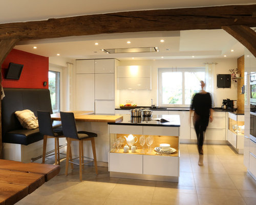 Rustikale Küchen mit zwei Kücheninseln Ideen, Design & Bilder | Houzz