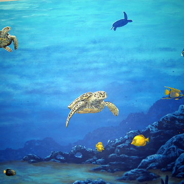 All Sea Life Murals and Painting Projects over the years by Mural Art LLC