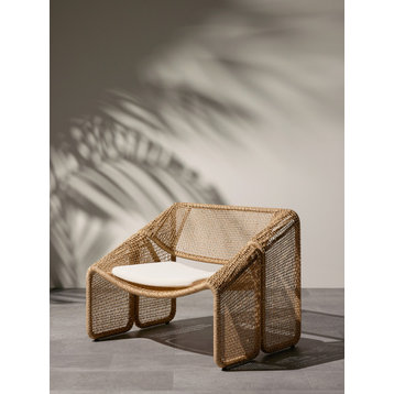 Selma Outdoor Chair-Faux Hyacinth