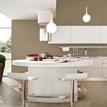 Modern Italian Custom Made Kitchens by LUBE