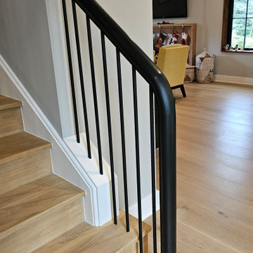 Project #115 | Staircase with Continuous Rail System Without Newels