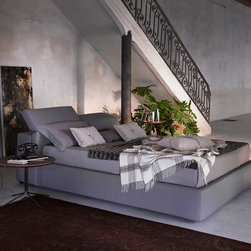 Tower Upholstered Storage Bed - Platform Beds
