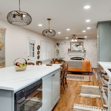 Fairfax Station, VA Transitional Grey Kitchen Remodel