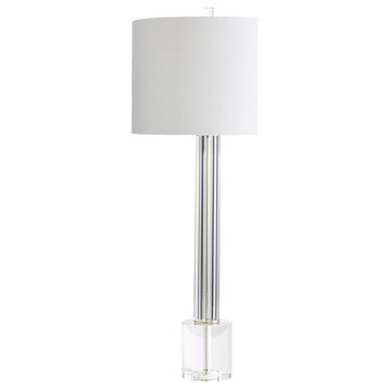 Quantom 33" Table Lamp in Clear