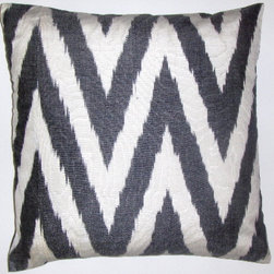 Uzbek ikat pillow covers - Decorative Pillows