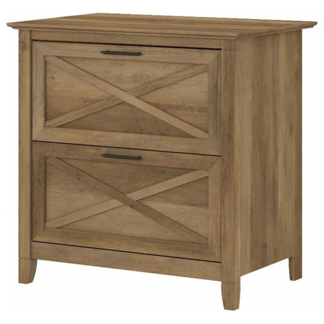 Key West 2 Drawer Lateral File Cabinet in Reclaimed Pine - Engineered Wood