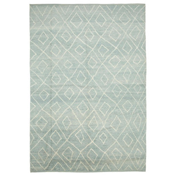 Rug N Carpet - Handmade One-of-a-Kind 9' 2'' x 13' 1'' Moroccan Area Rug