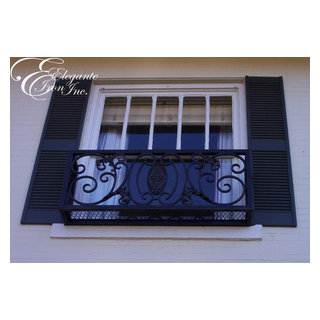 Stair railings and balconies. - Dallas - by Elegante Iron, Inc. | Houzz