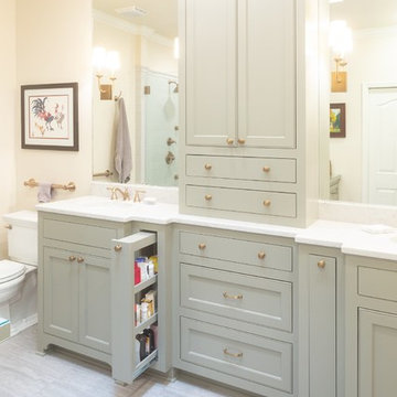 The master bathroom was a lot of fun to design.