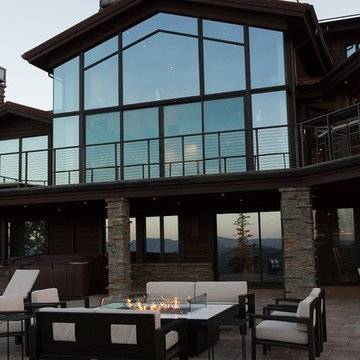 COOKE Contemporary Outdoor Lounge Furniture Arrangement, Spring 2019