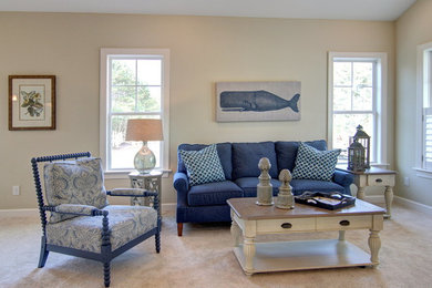 Example of a transitional home design design in Other