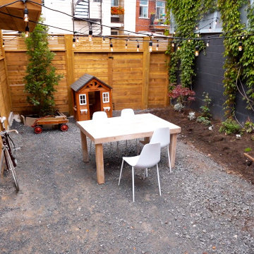 Full Backyard Patio, Shed and Garden Renovation