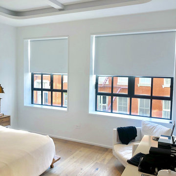 Luxury SoHo Condo – Roller Shades and Drapery