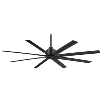 Minka Aire Xtreme H2O 65" Outdoor Ceiling Fan, Black With Black Blades