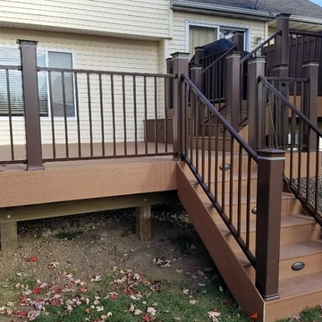 Timbertech Flower Wall and Custom Benches