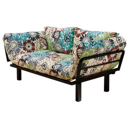 Modern Futons Spacely Futon Lounger in Blooming Bulb