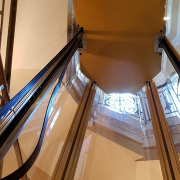 Custom Shaped Artisan Home Elevator