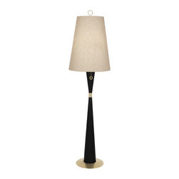 Robert Abbey Jonathan Adler Ventana Antique Brass Floor Lamp - Floor Lamps