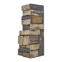 144-BRECKENRIDGE DEEP WIDE STACKED CORNER 24"H X 11"W X 1 1/4"D - Wall Panels