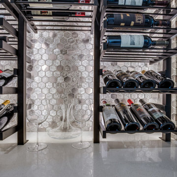 Elegant Wine Cellar and Wine Wall Niche