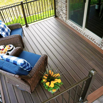 Ridge Premium Color Combination Deck with S110 Steel Railing