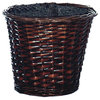 Vickerman 4' Artificial Green Smilax Bush In A Rattan Basket