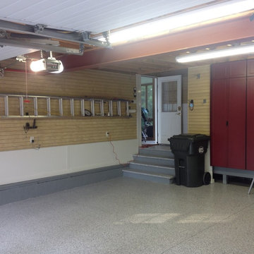 A Garage Interior Build Out / Hiding Mechanical Equipment in Your Garage