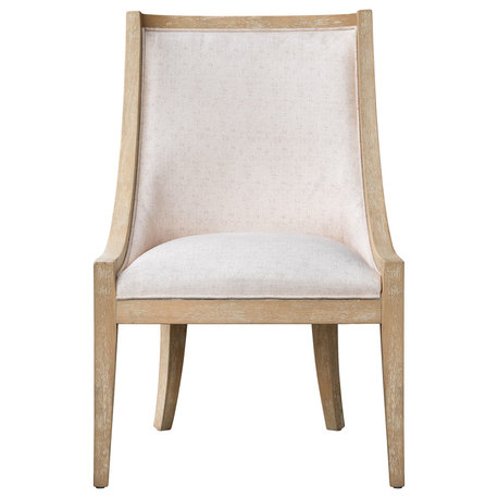 Martha Stewart Elmcrest Upholstered Dining Chair With Nailhead Trim