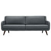 Verve Upholstered Fabric Sofa, Gray