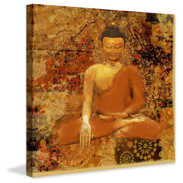 "Buddha Small" Painting Print on Canvas by Irena Orlov