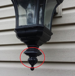 Outdoor Wall Fixture, How To Change Outdoor Lantern Light