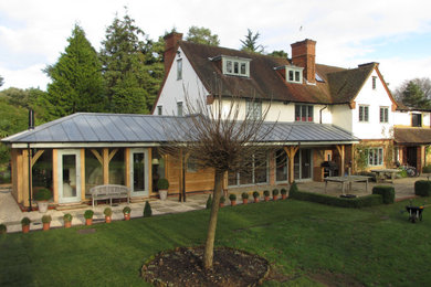 Oak framed snug and verandah extension