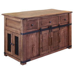 Industrial Kitchen Islands And Kitchen Carts by Burleson Home Furnishings