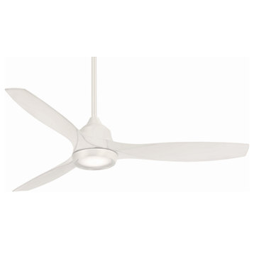 Skyhawk 60" Ceiling Fan, Flat White