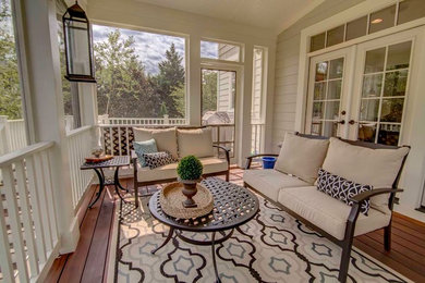 Example of a classic sunroom design in Orange County
