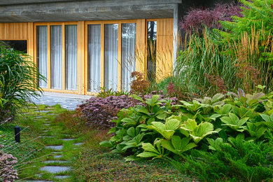 STOCKHOLM modern trädgård med en vild touch