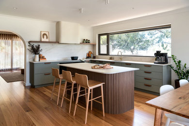 Photo of a scandinavian kitchen in Perth.