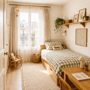 Rénovation d’un duplex de 150 m² esprit maison de campagne à Paris 13