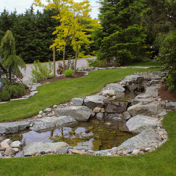 Side-yard Stream and Pond