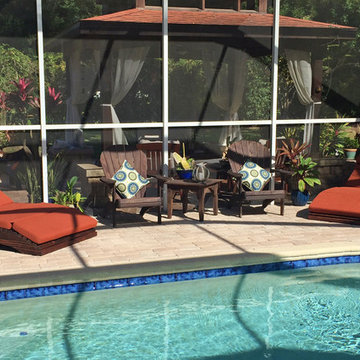 Penny Wooden Sun Lounger