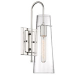 Nuvo Lighting - Nuvo Lighting 60/6869 Alondra - 1 Light Wall Sconce - Alondra; 1 Light; Wall Sconce Fixture; Vintage BraAlondra 1 Light Wall Polished Nickel CleaUL: Suitable for damp locations Energy Star Qualified: n/a ADA Certified: n/a  *Number of Lights: Lamp: 1-*Wattage:60w A19 Medium Base bulb(s) *Bulb Included:No *Bulb Type:A19 Medium Base *Finish Type:Polished Nickel