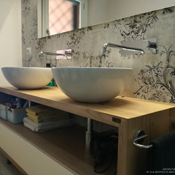 Ristrutturazione "Chiavi in Mano", bagno padronale, Sermoneta Scalo, LT