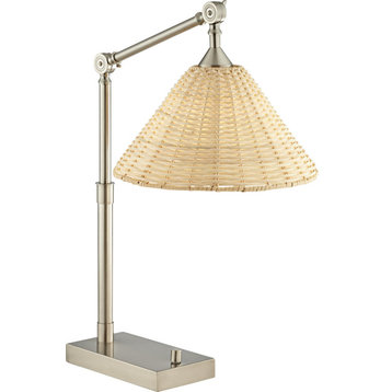 West Palm Lamp Brushed Nickel