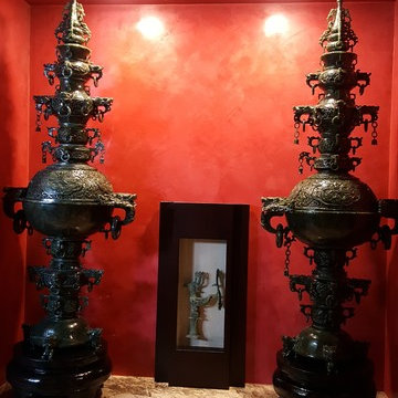 Venetian Plaster Application Master Bathroom Summerlin 2016