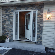 Mosaic Floor & Ledgestone Entry