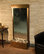 Harmony River Flush Mount Water Fountain, Silver Mirror, Rustic Copper