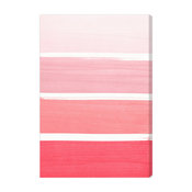 Oliver Gal "The Right Shade of Pink" Fine Art Canvas, 30"x45"